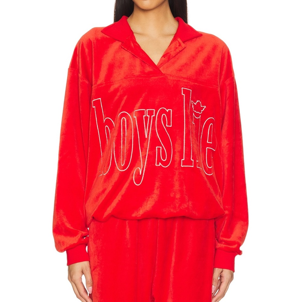 BRAND NEW WITH TAGS: Boys Lie Leave Them On Read Presley Crewneck